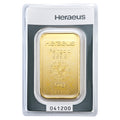 Goldbarren - 50 Gramm - Heraeus